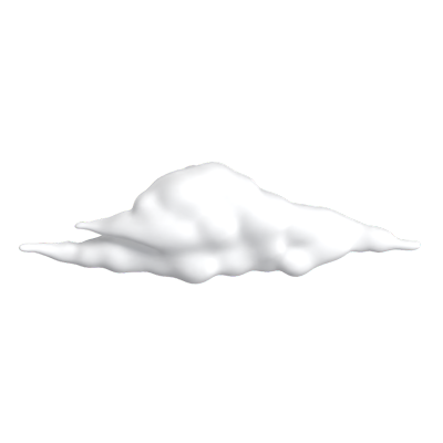 3D Cloud With Three Strings Model For Sky Atmosphere 3D Graphic