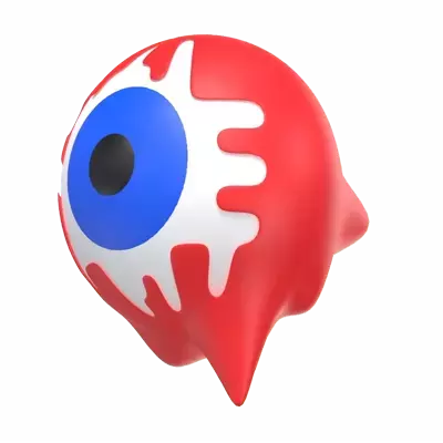 Eye Ball 3D Graphic