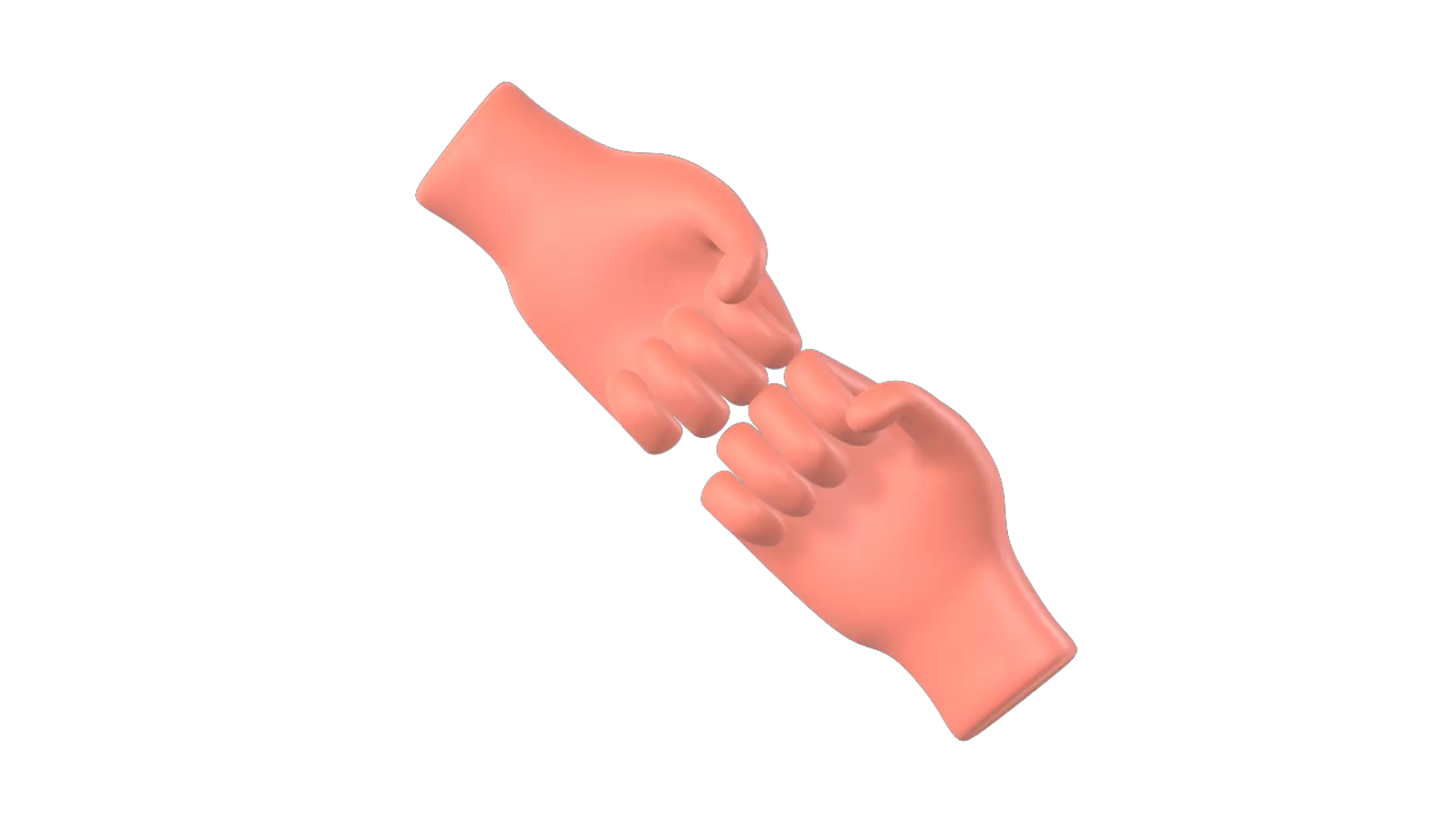 Fist Bump 3D Graphic