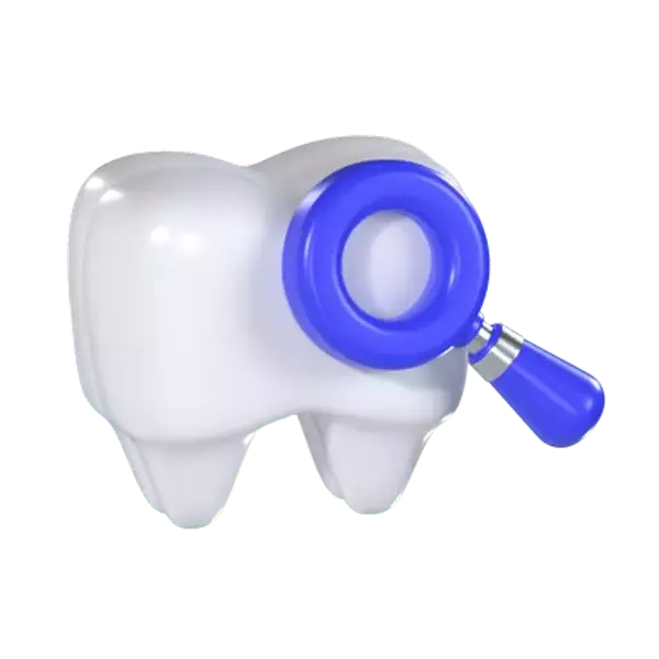 Dental Check 3D Graphic