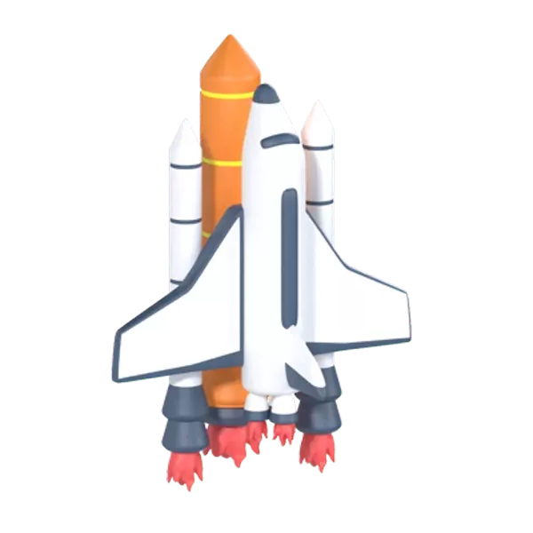 Shuttle 3D Graphic