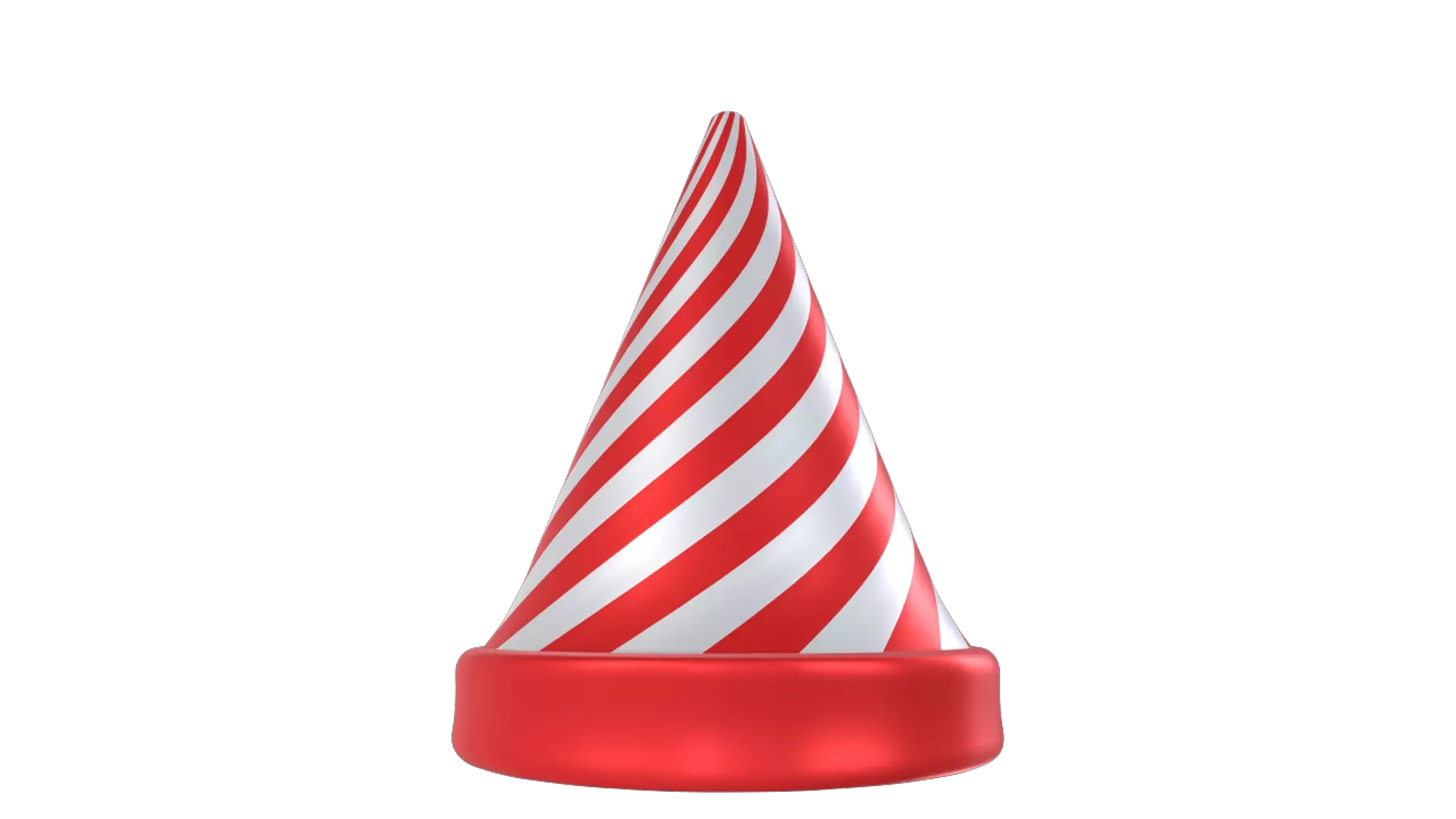 New Year Hat 3D Graphic