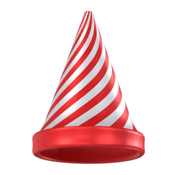 New Year Hat 3D Graphic