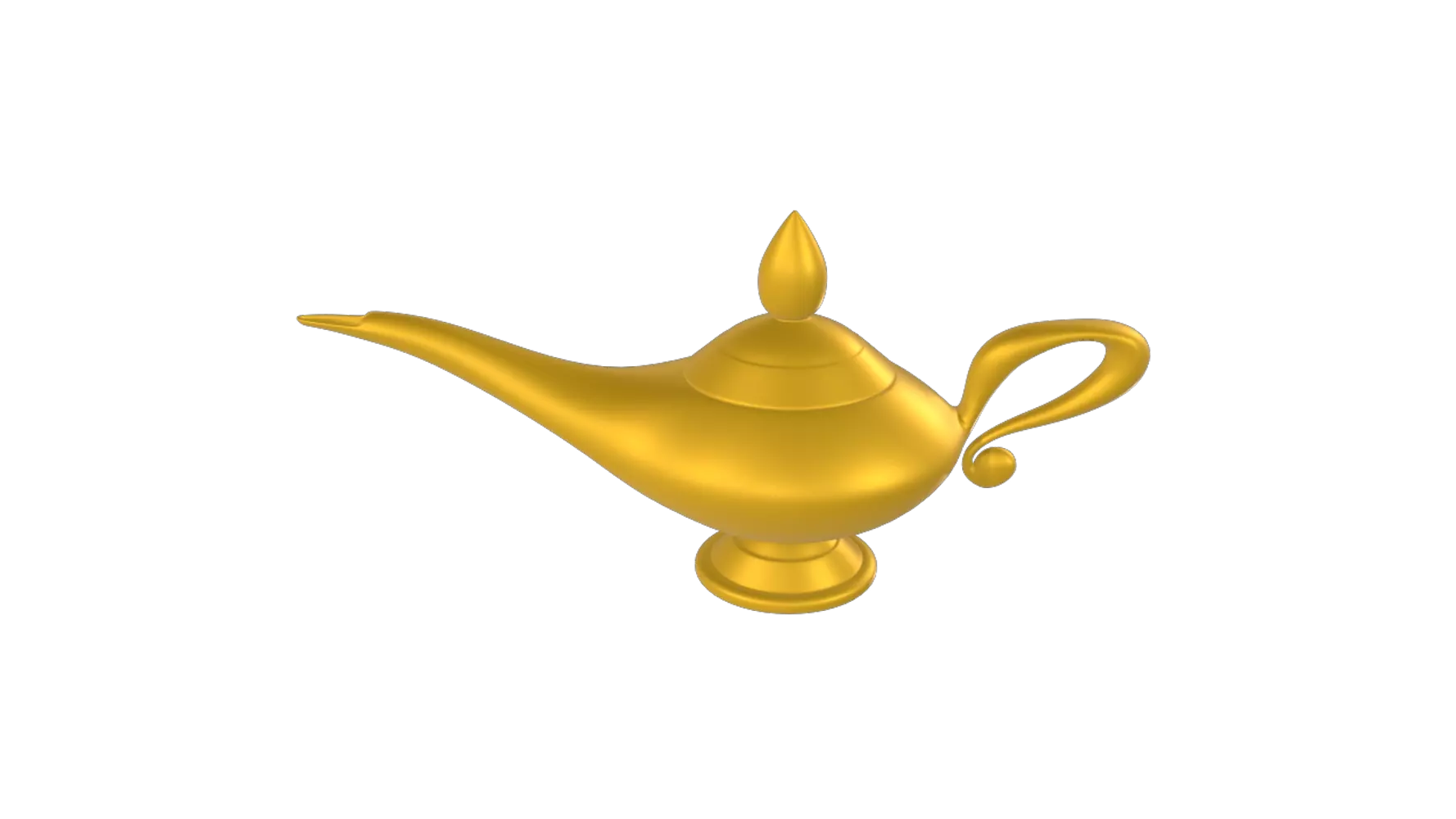 Aladdin Lamp 3D Graphic