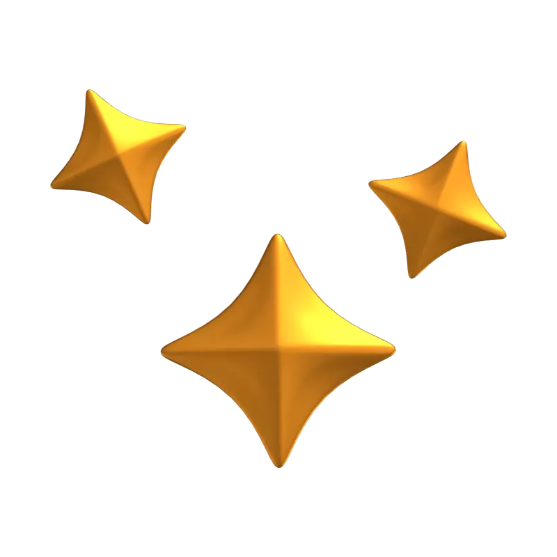 3D Star Model Celestial In The Night Sky 3D Graphic