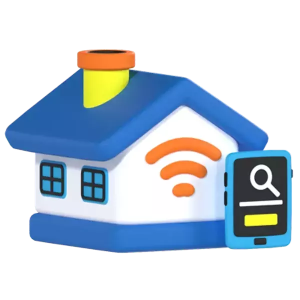 Smart Home 3D Graphic