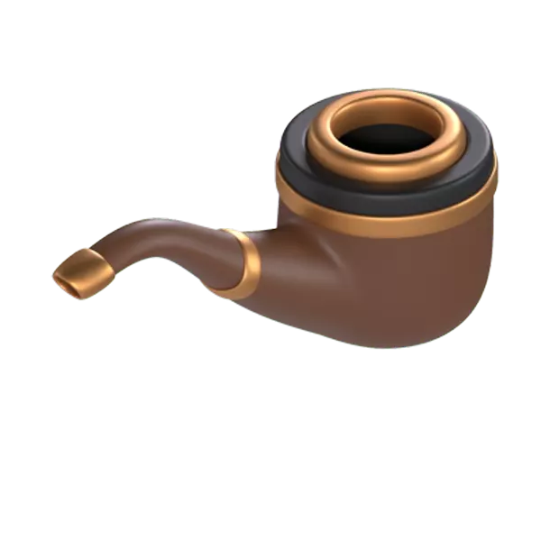 Smoking Pipe 3D Graphic