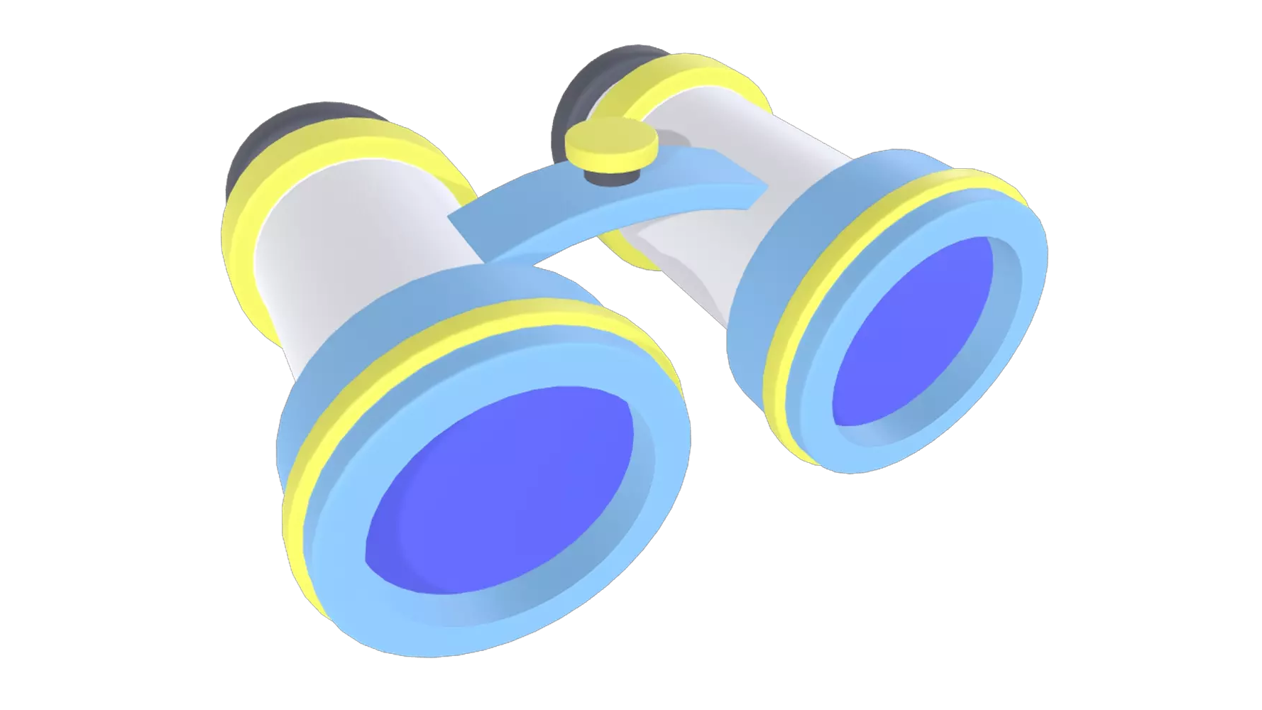 Binoculars 3D Graphic
