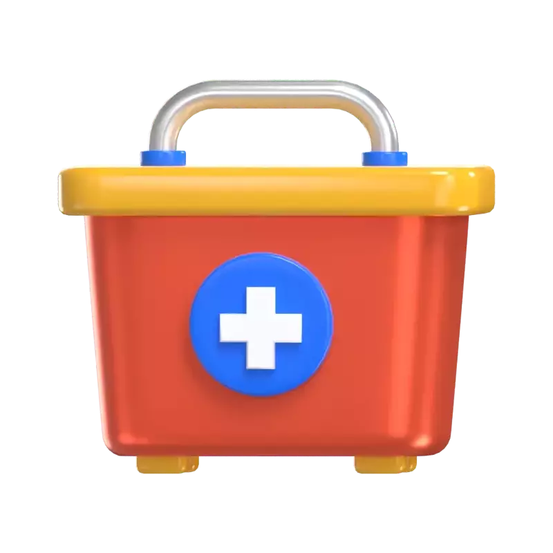 First Aid Kit 3D Graphic