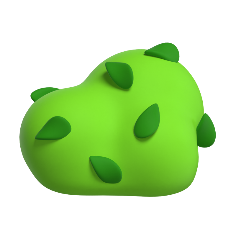 3D Bush Model Icon