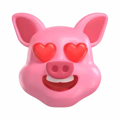 Pig 3D Graphic