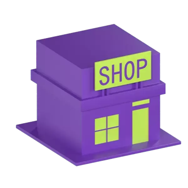 Shop 3D Graphic