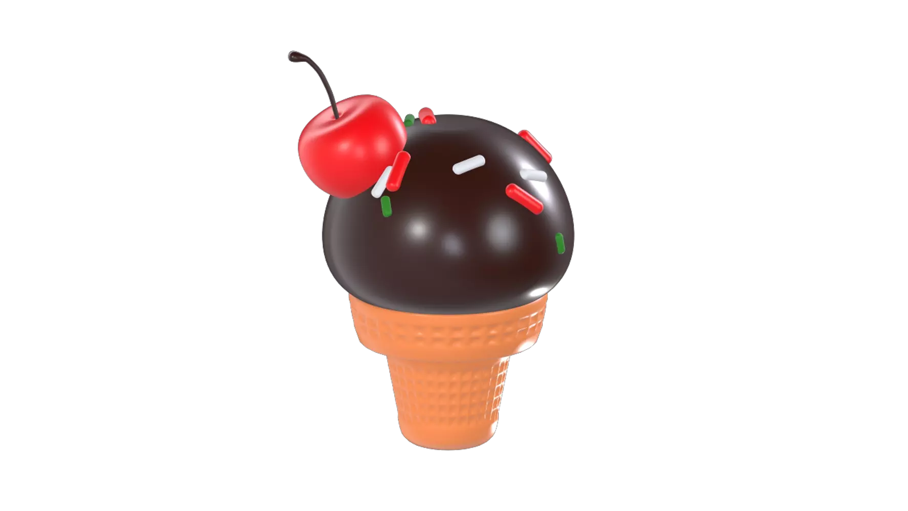 Ice Cream 3D Graphic