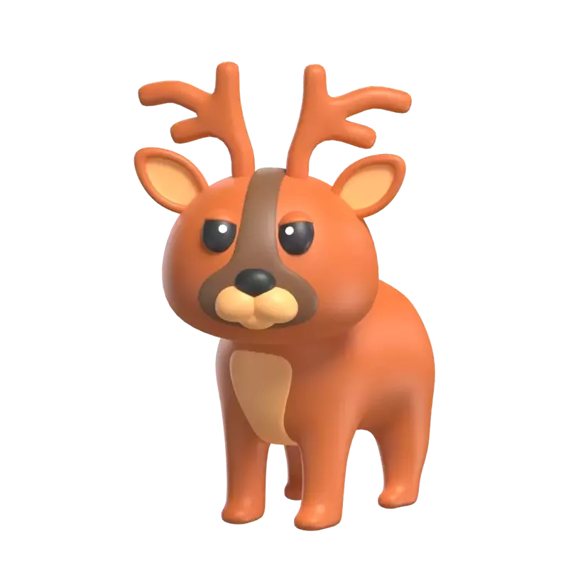 Reindeer 3D Graphic