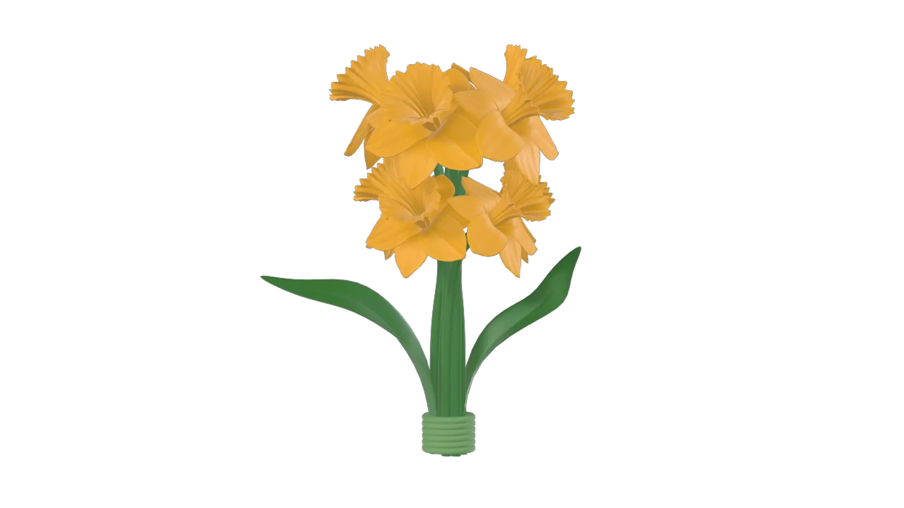 Daffodils 3d model--d849451c-293b-4a73-b99d-bee082517743