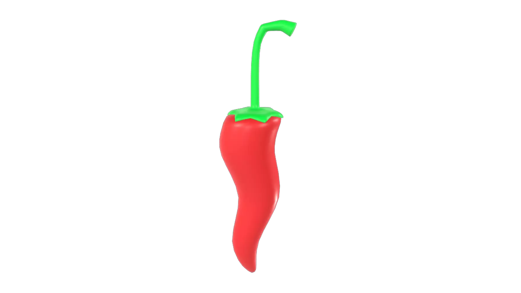 Red Chili 3D Graphic
