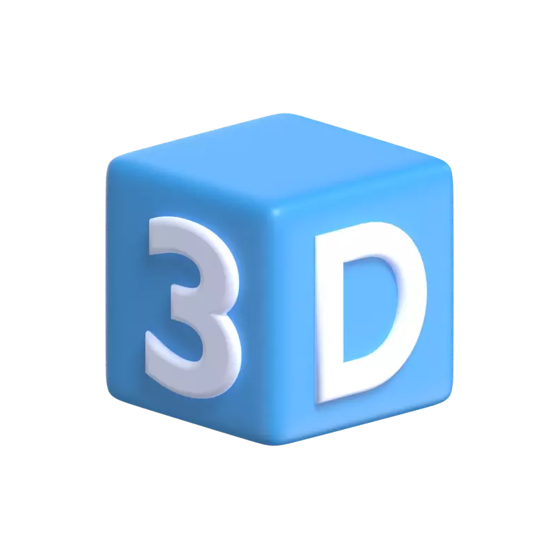 Cubo de modelagem de design 3D