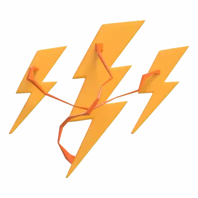 Lightning 3D Graphic