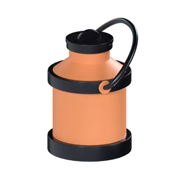 Milk Bucket 3D Graphic