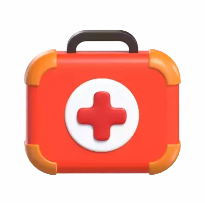 First Aid Kit 3D Graphic