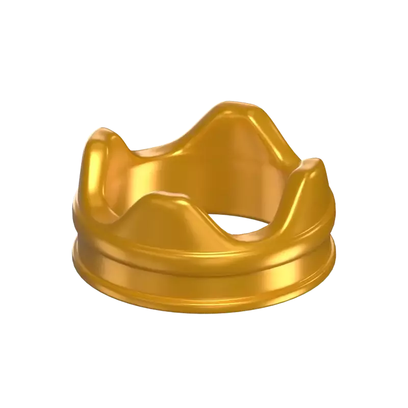 Crown 3D Icon Model For The Best One