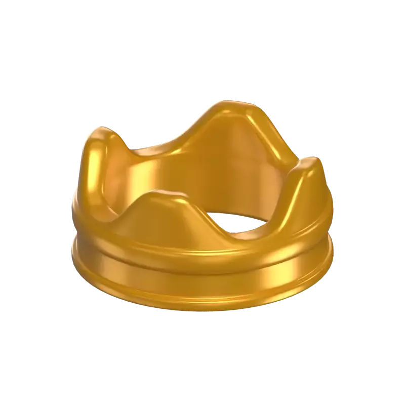 Crown 3D Icon Model For The Best One 3D Graphic