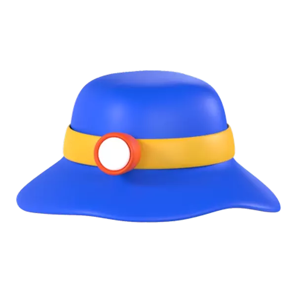 Camping Hat 3D Graphic