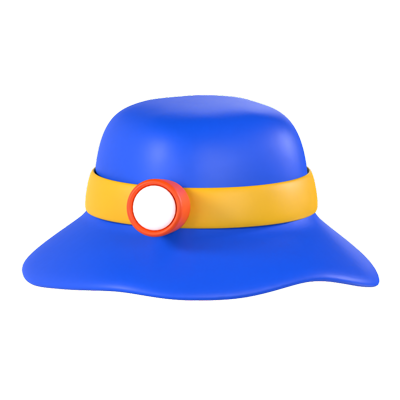 Camping Hat 3D Graphic