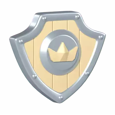 Secure Shield 3D Graphic