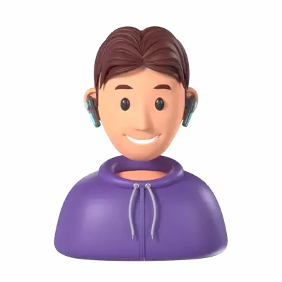 Sweater Man 3D Graphic