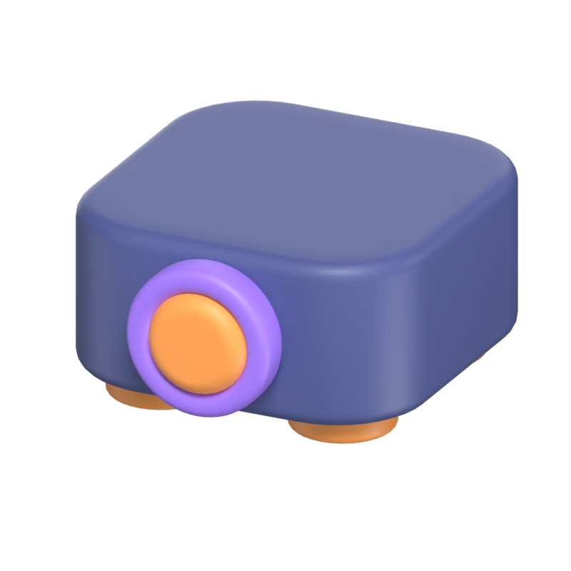 Proyector Icono 3D Modelo 3D Graphic