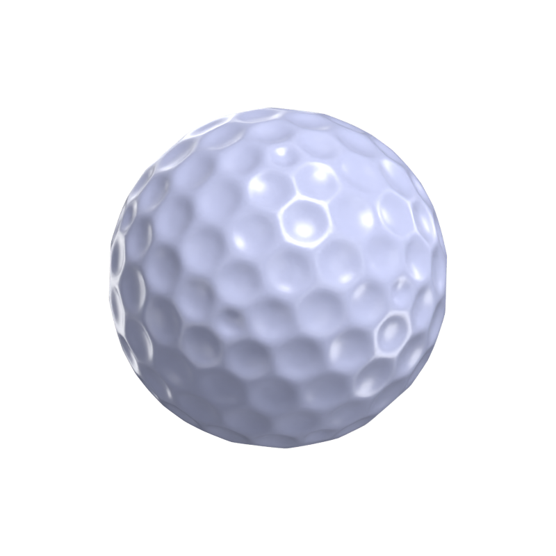 Golf Ball 3D Icon Model 3D Graphic