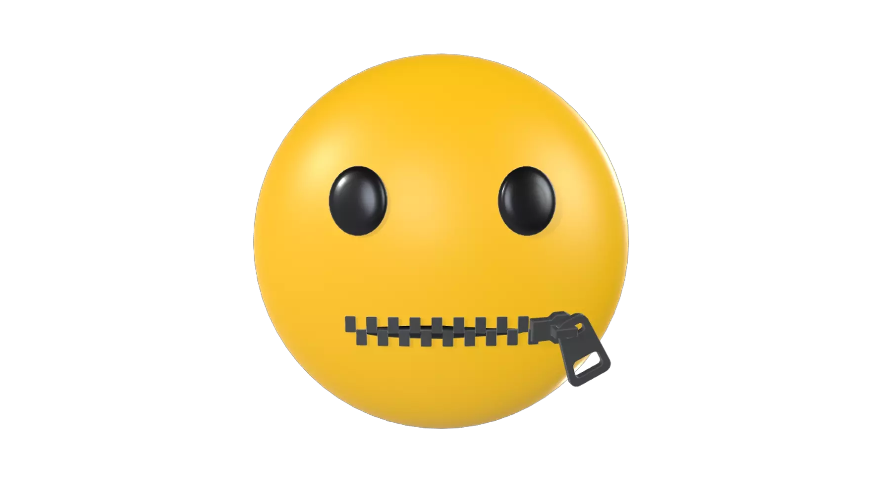Zipper Mouth Emoji 3d model--2df3d7dc-7189-4d02-99d0-bbfe133edacb