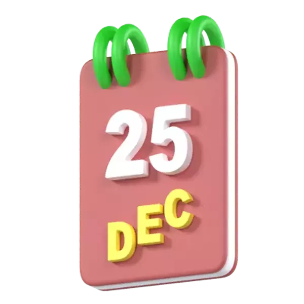 25 de diciembre En el calendario