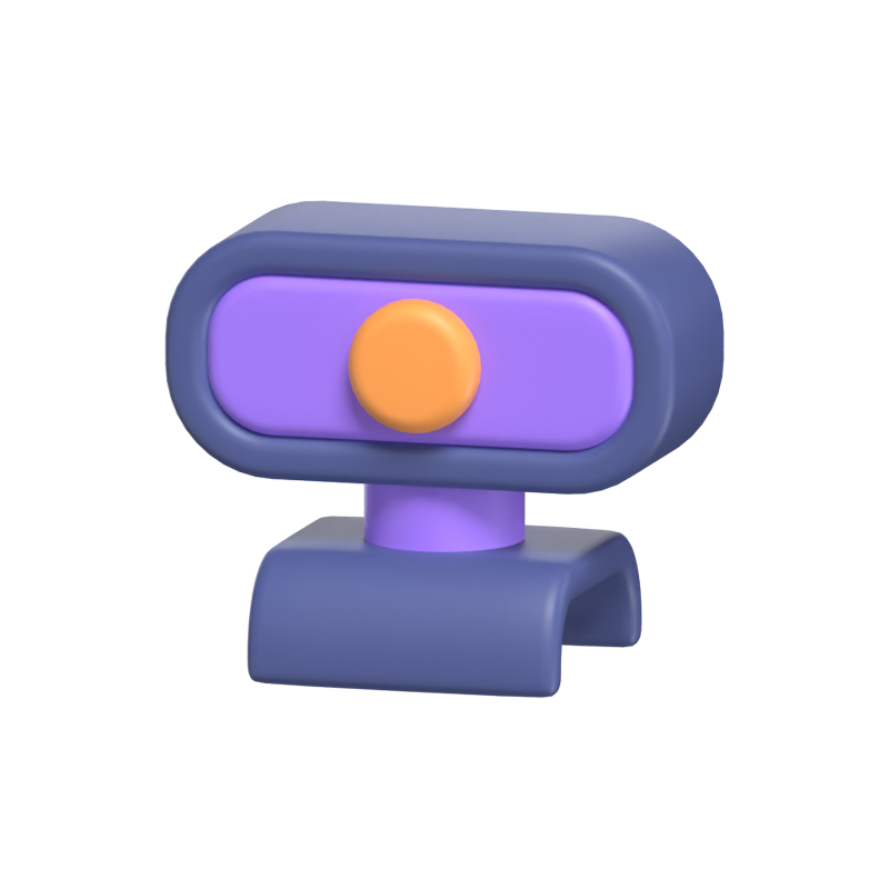 Webcam 3D Icon Model