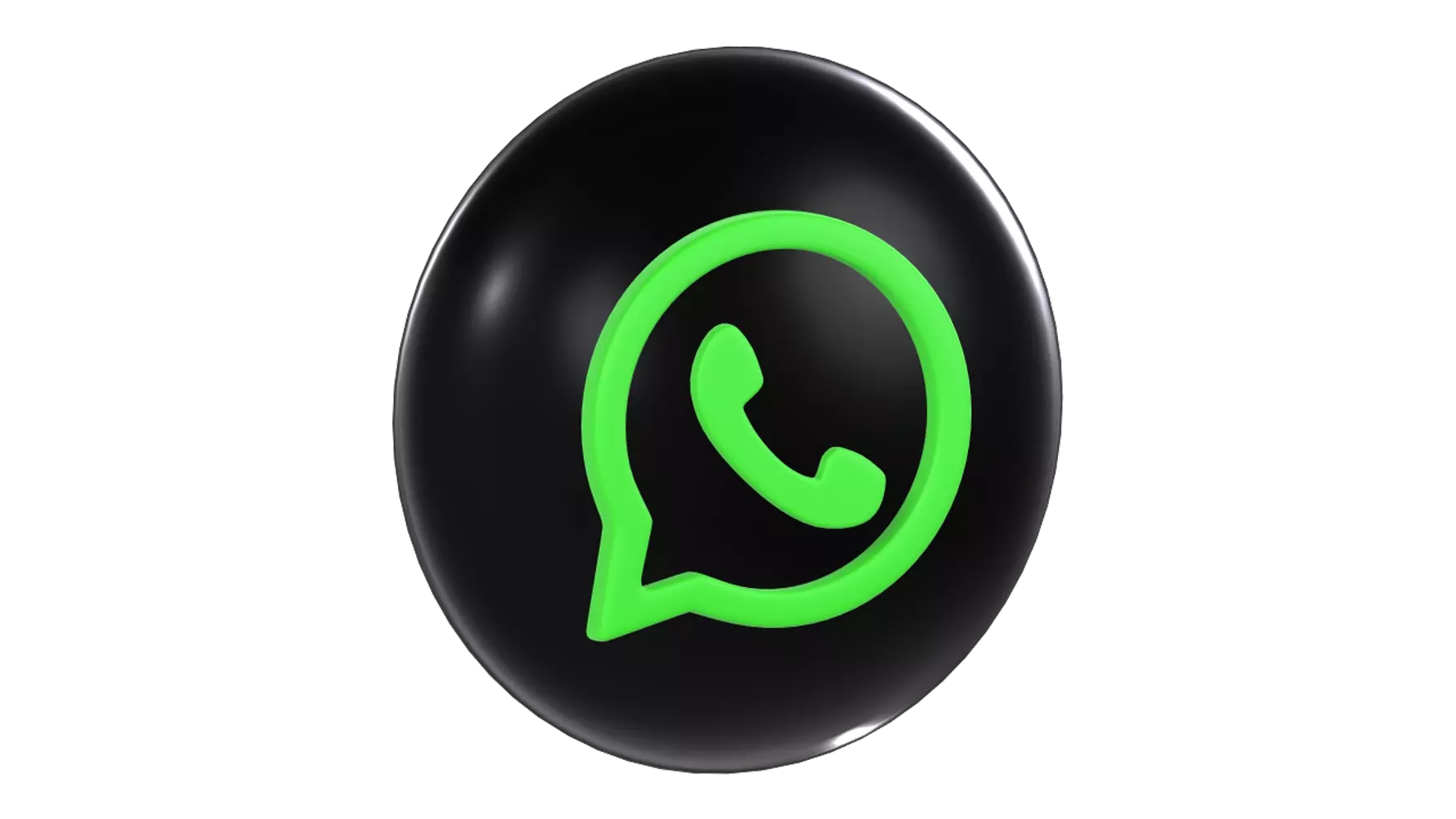 Whatsapp 3D Graphic