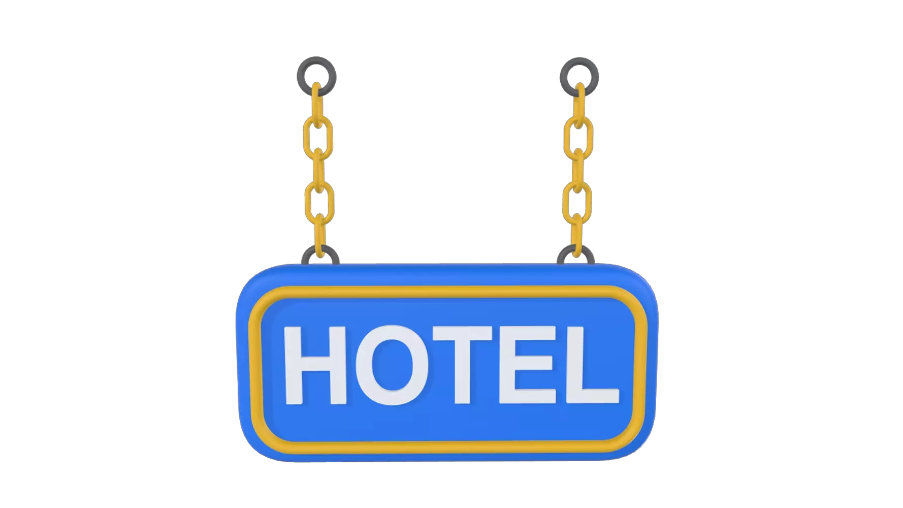 Hotel Board 3D Graphic