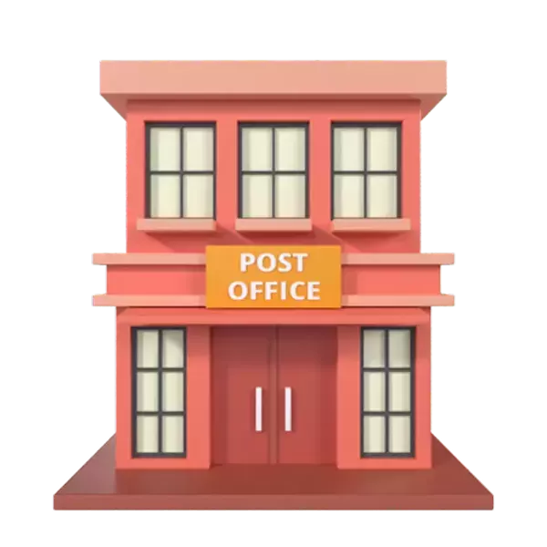 Post Office 3D Graphic