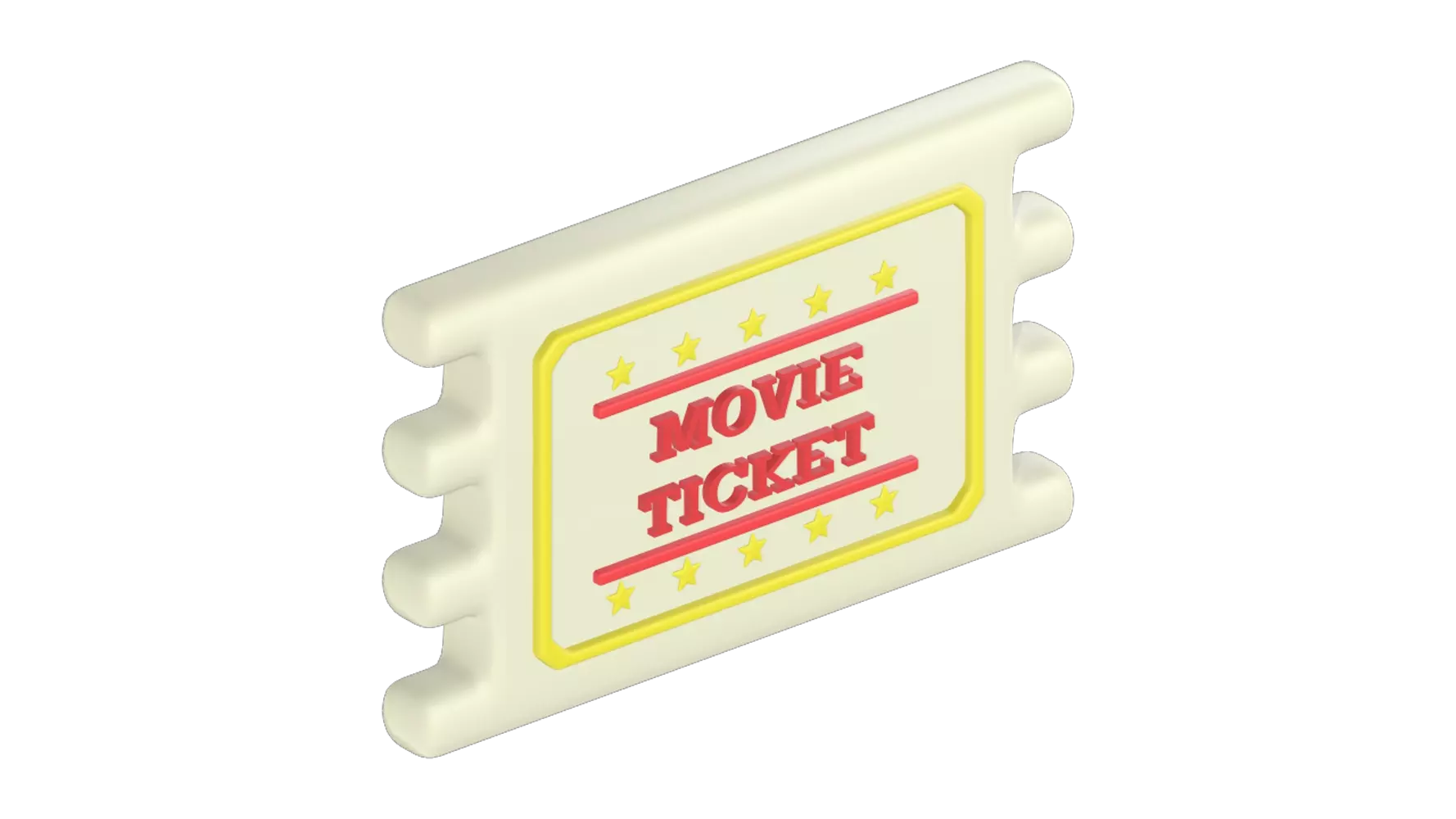 Movie Ticket 3d model--75611588-5e0a-4926-8964-c603bbc193e3