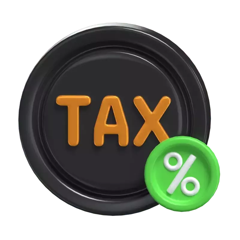 Tax Time Triumph Navigating Financial 3D 3D Graphic