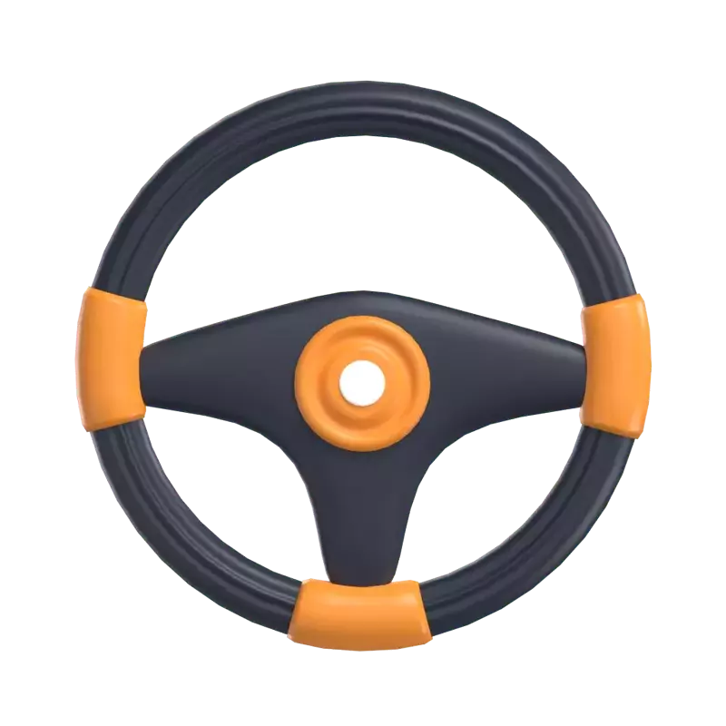 Steering Wheel 3D Graphic