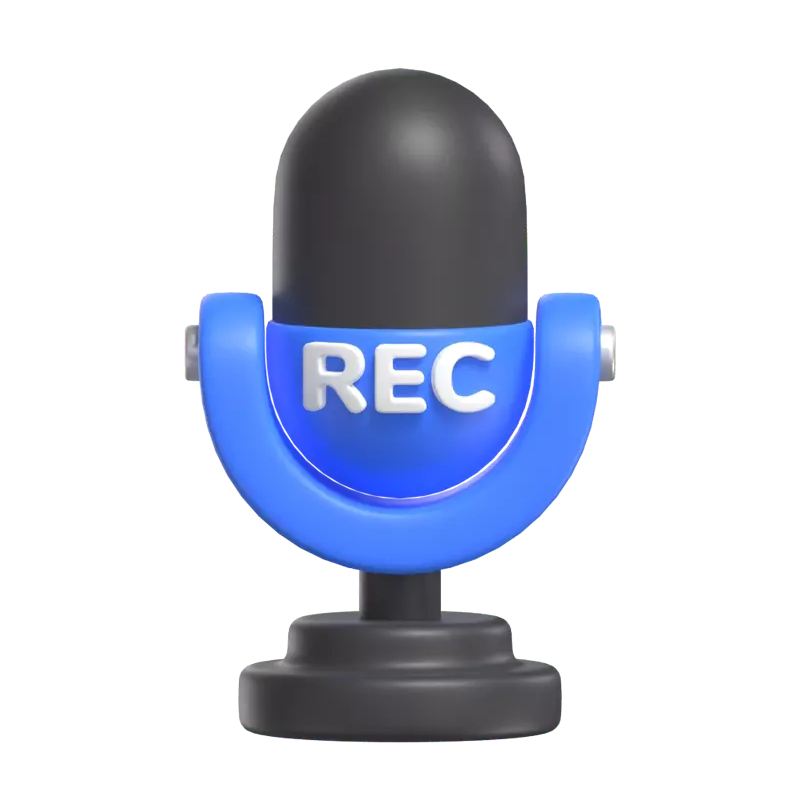 Sound Recorder 3D Graphic