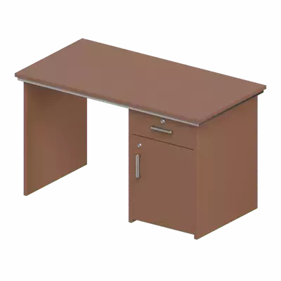 Office Table 3D Graphic