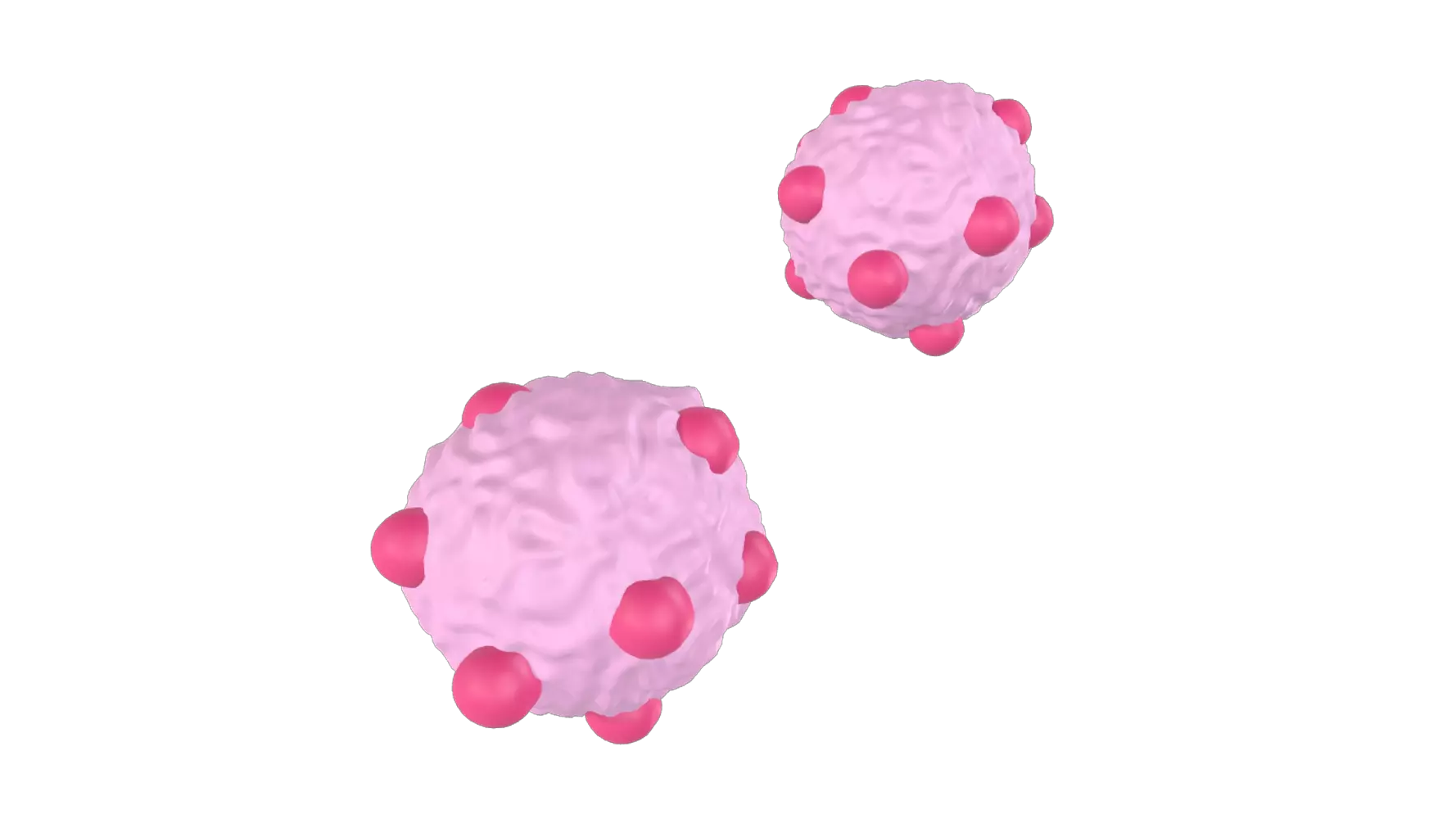 Cancer Cells 3D Graphic