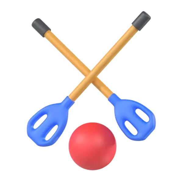 Broomball 3D Graphic