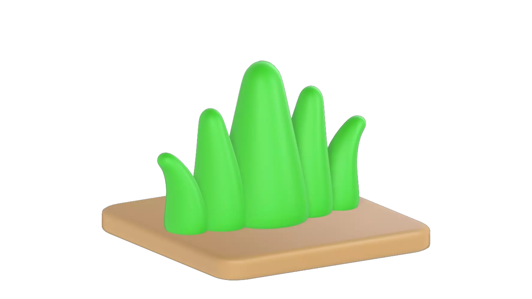 Plants 3D Graphic