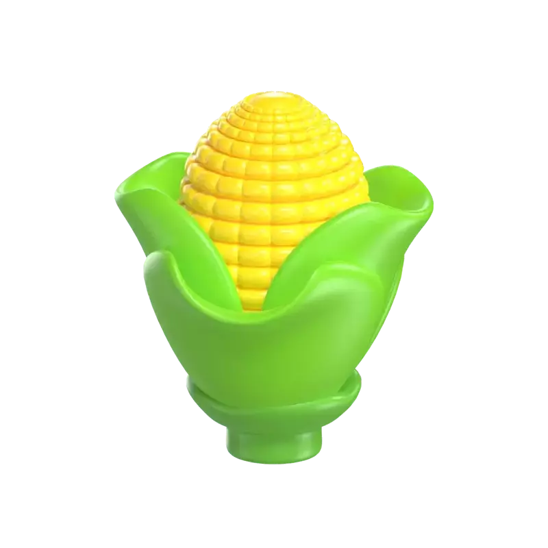 Corn 3D Graphic