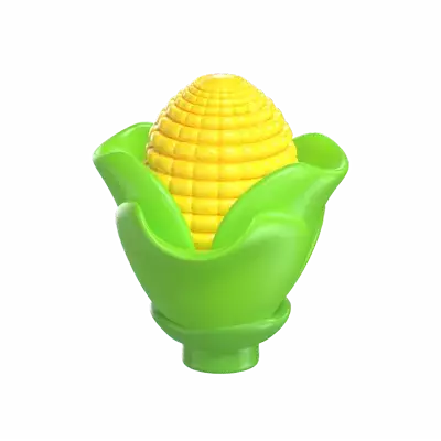 Corn 3D Graphic