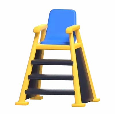 Judge Chair 3D Graphic