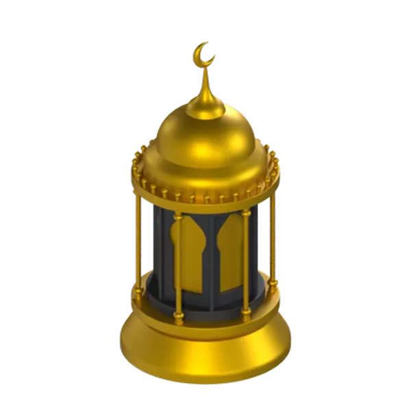 Islamic Lantern 3D Graphic